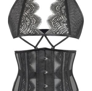Corset story corset and bralette lace